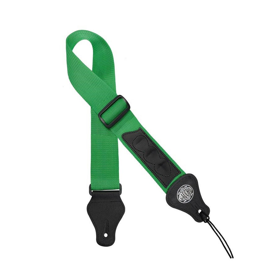 Gaucho GST55GN Комплект колан за китара с 3 пера зелен