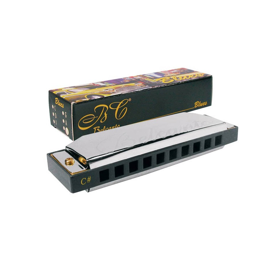 Belcanto HRM20C# Диатонична устна хармоника Blues Harp, тоналност C# (ДО диез), с кутия