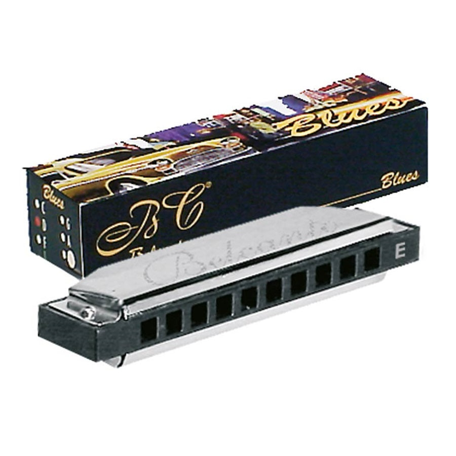 Belcanto HRM20E Устна хармоника Blues Harp, Тоналност E (Ми), 20 пластини, ABS корпус