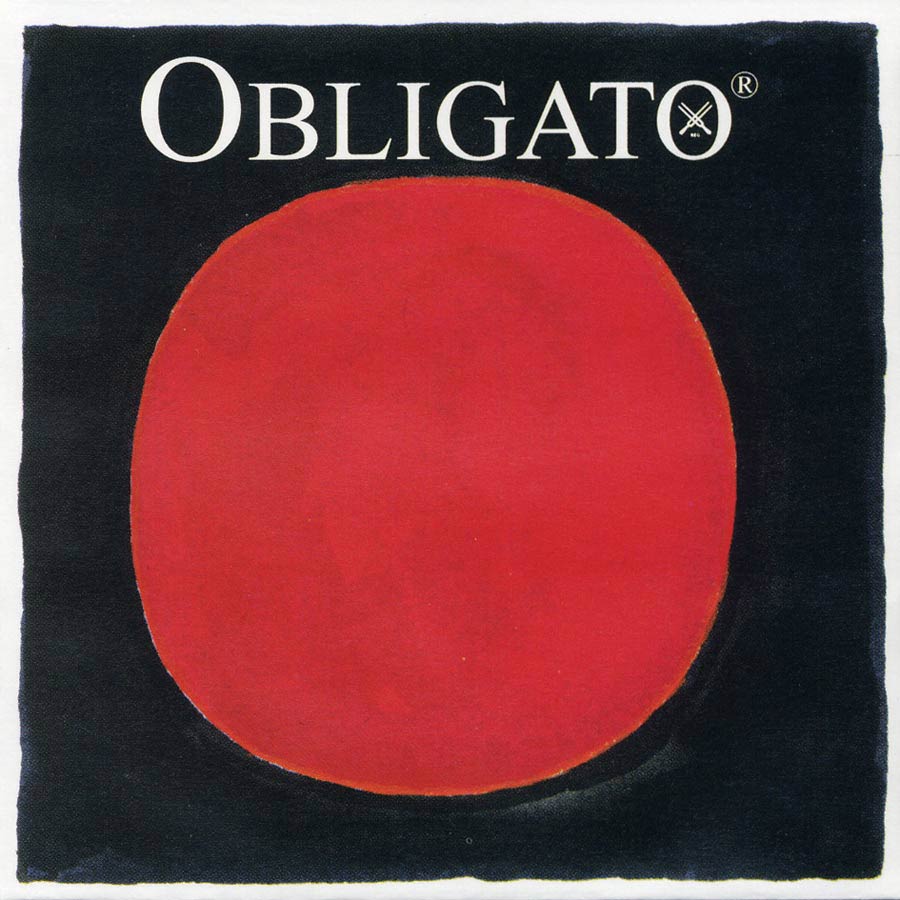 Pirastro Obligato P411021 Комплект 4 струни за цигулка 4/4, Medium, E Ball End