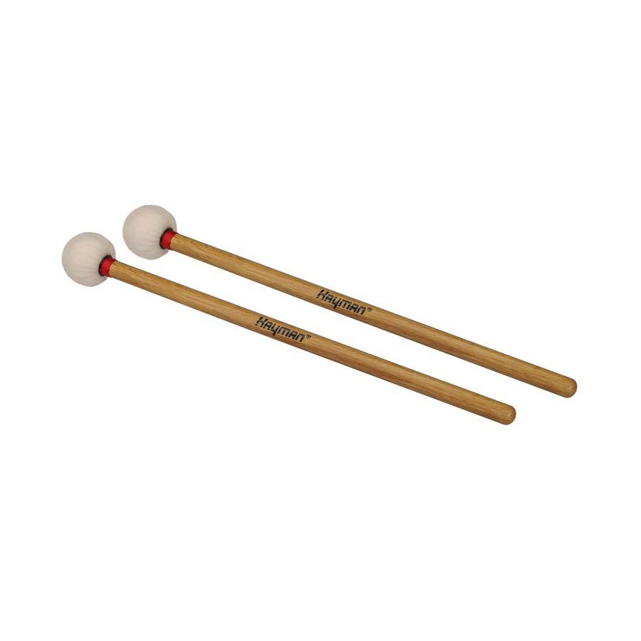 Hayman TM211 Чифт палки за тимпани, дъбови дръжки, филцови глави 41 mm, дължина 365 mm