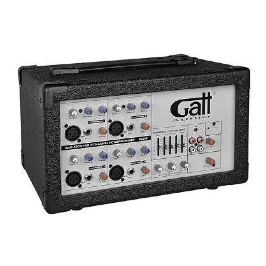 Gatt Audio GAM4200 Усилвателен миксер, 4 канала, 200 W
