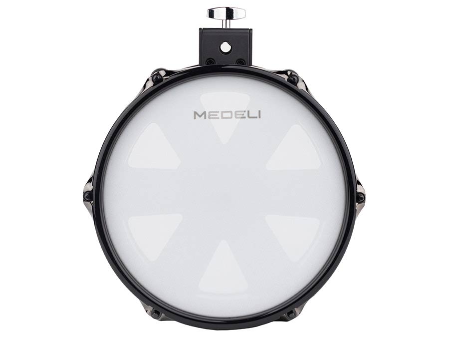 Medeli MZ725 Комплект електронни барабани, с 10 части и мрежести мембрани, черен