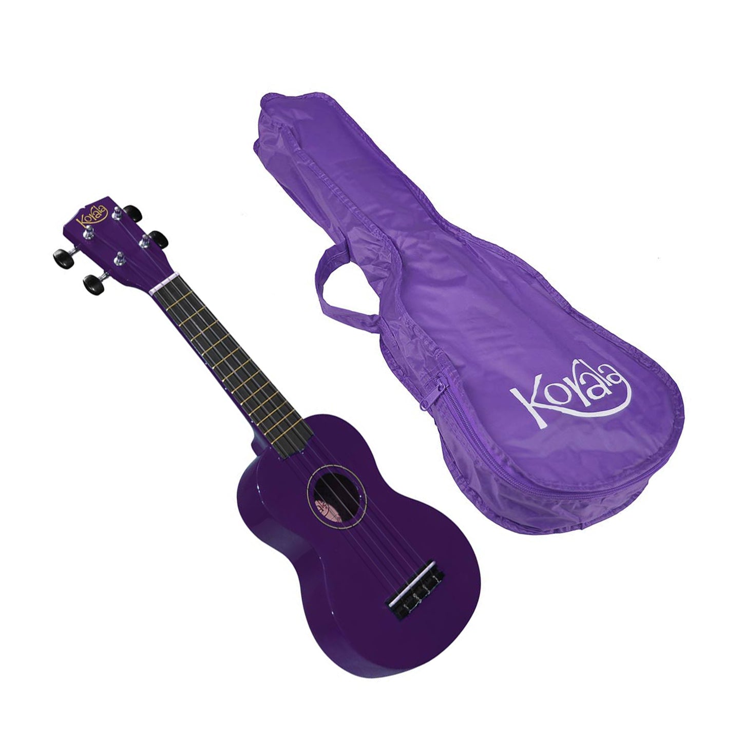 Korala UKS30PU Комплект сопрано укулеле, ток, 3 пегетьо, Purple