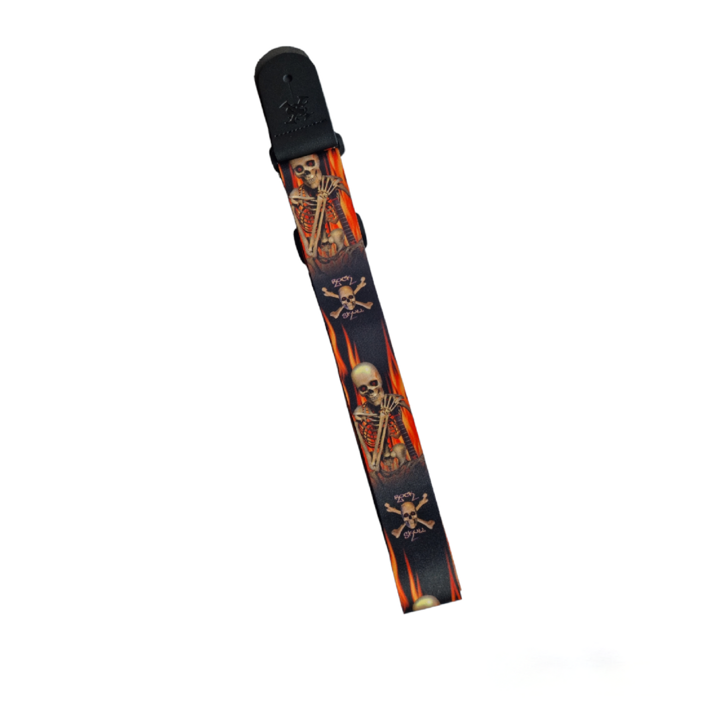 SX GSP2FS Колан за китара fire skull