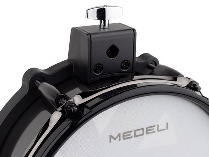 Medeli MZ725 Комплект електронни барабани, с 10 части и мрежести мембрани, черен