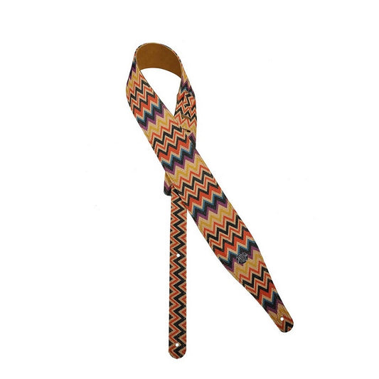 Gaucho GST24006 Колан за китара с диско зигзаг ивици