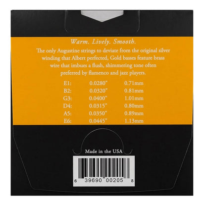 Augustine AUCLGO Classic Gold Комплект 6 струни за класическа китара