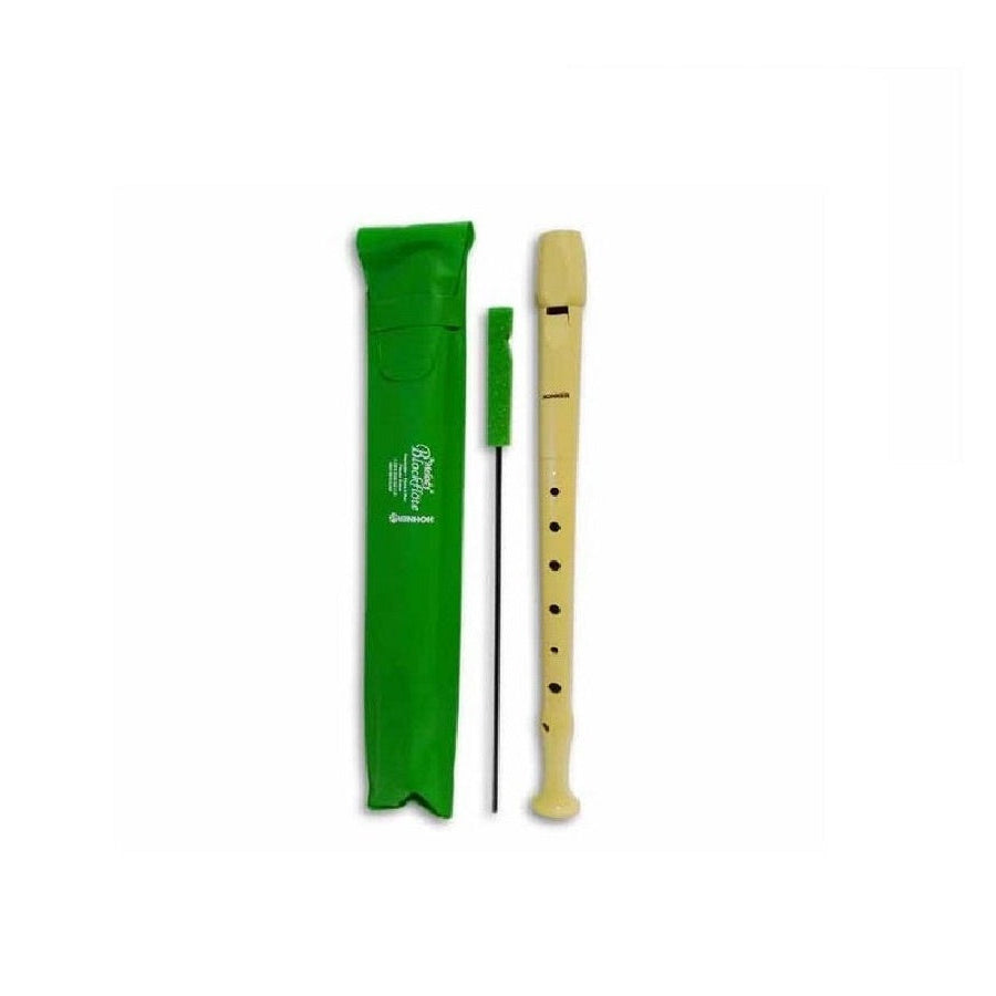 Hohner B9509 Класическа пластмасова образователна сопран флейта, До строй барокова система
