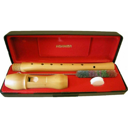 Hohner B9531 Musica Класическа дървена образователна сопран флейта, До строй немска система