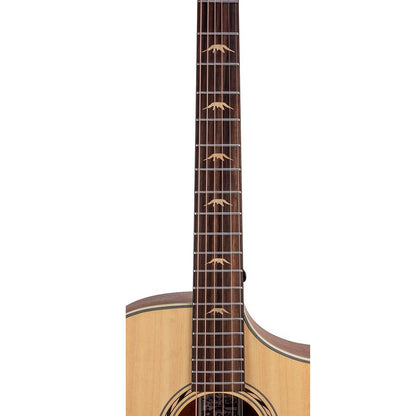 Bromo BAA4C Акустична китара Auditorium, Смърч, Hillside cutaway
