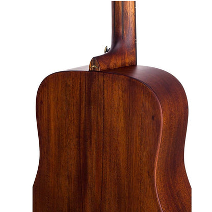 Bromo BAR1HM Акустична китара Dreadnought, Изцяло от масивно дърво, Махагон, калъф