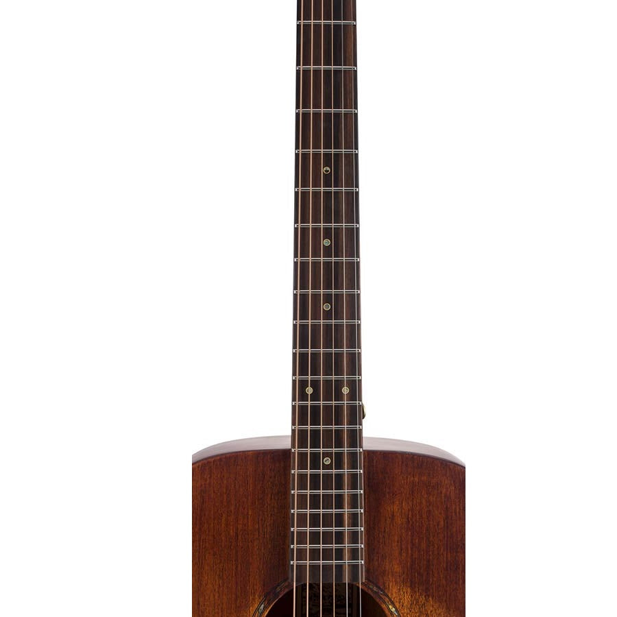 Bromo BAR1HM Акустична китара Dreadnought, Изцяло от масивно дърво, Махагон, калъф