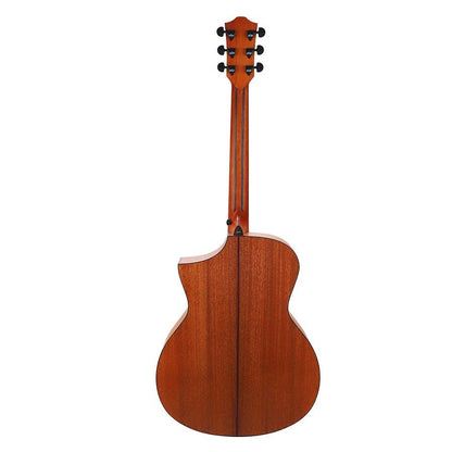 Bromo BAT4MC Акустична китара Auditorium, Масивен махагон, Hillside cutaway