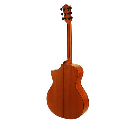 Bromo BAT4MC Акустична китара Auditorium, Масивен махагон, Hillside cutaway