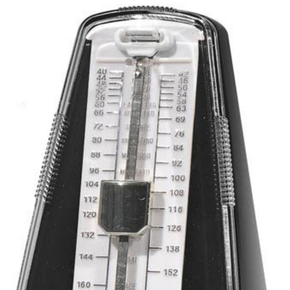 Boston BMM60BK Класически механичен метроном, 40–208 BPM, със звънец, черен