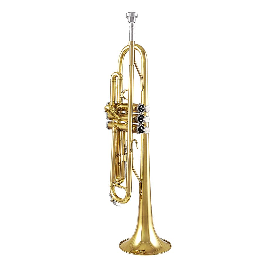 Belcanto BX95 Класически акустичен Bb тромпет, Серия X, златен лак, мундщук 7C, с куфар
