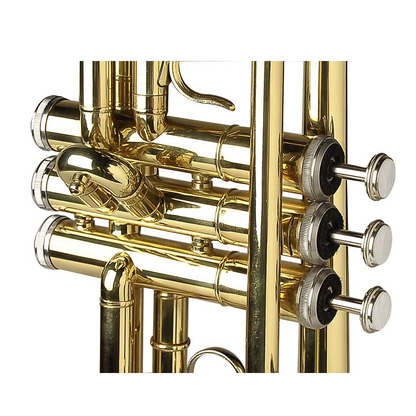 Belcanto BX95 Класически акустичен Bb тромпет, Серия X, златен лак, мундщук 7C, с куфар