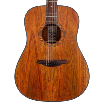 Bromo BAT1M Акустична китара Dreadnought, Серия Tahoma, масивен махагон, натурален мат