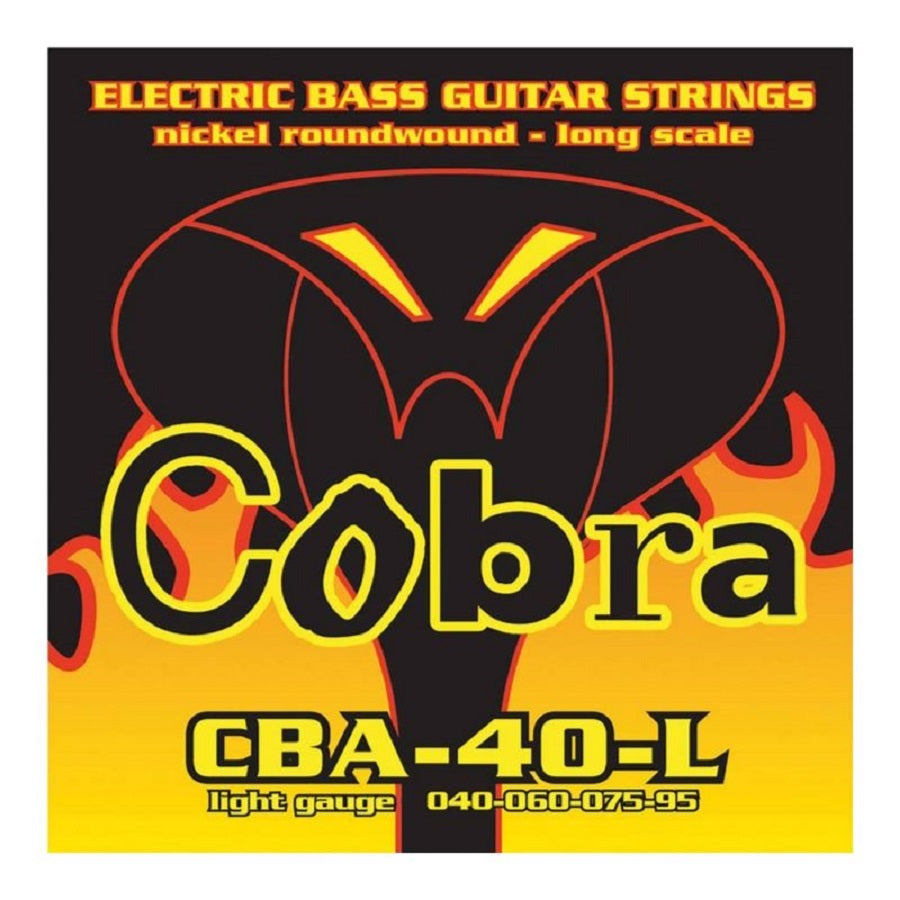 Cobra CBA40L Комплект струни за електрическа бас китара 4 струни, Light 040–095