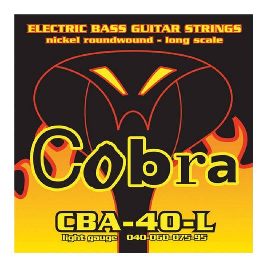 Cobra CBA40L Комплект струни за електрическа бас китара 4 струни, Light 040–095