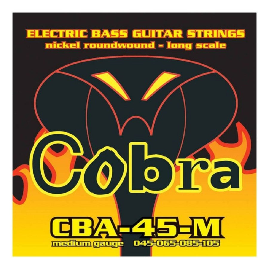Cobra CBA45M Комплект струни за електрическа бас китара 4 струни, Medium 045–105