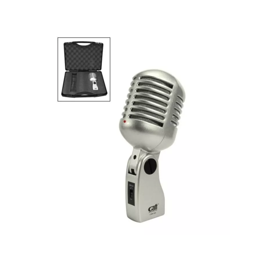 Gatt Audio CSM320 Винтидж кондензаторен микрофон, кардиоиден, phantom 48V