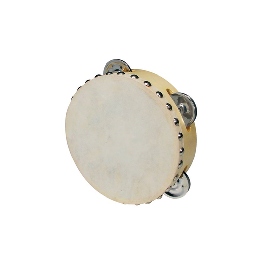 Hayman CSN0604 Тамбурина от дърво, естествена кожа, 6”