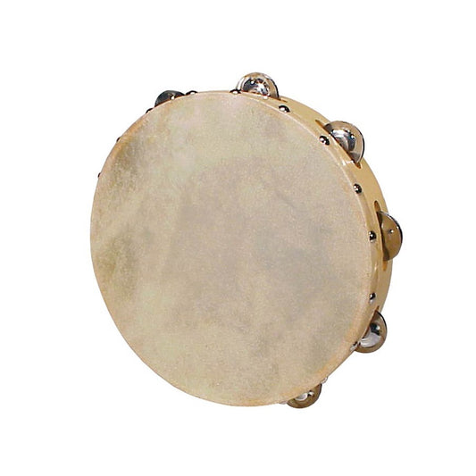 Hayman CSW1009 Тамбурина от дърво, с естествена кожа, 10”
