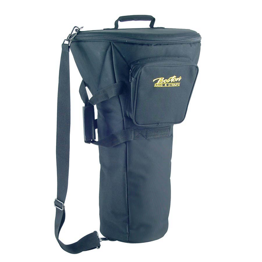 Boston DJBAG Калъф за джембе 12”, подплата 21 mm, презраменен ремък, черен