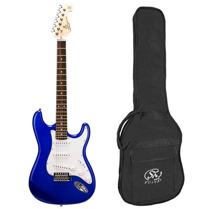 SX ED1EB Електрическа китара Stratocaster, син