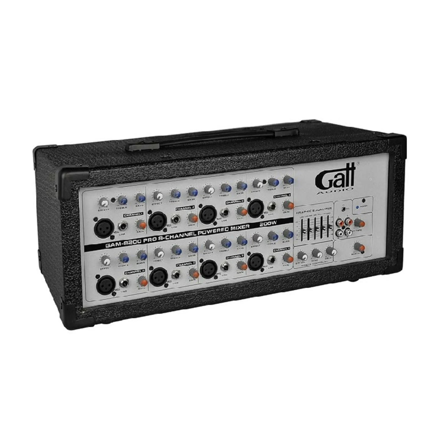 Gatt Audio GAM8200 Усилвателен миксер, 8 канала, 200 W