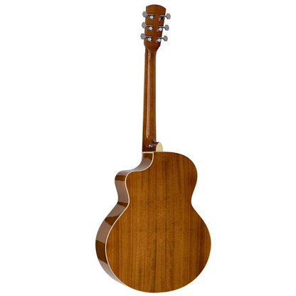 Nashville GOF110NT Акустична китара с асиметричен резонаторен отвор, Quilted Agathis, естествен гланц