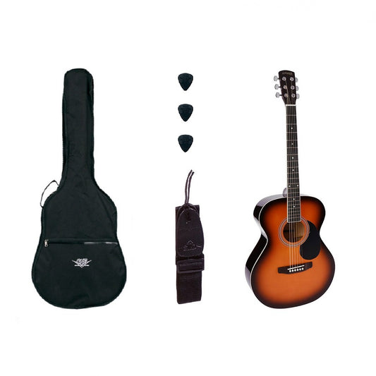 Nashville GSA60SBBasic1 Комплект акустична китара auditorium, sunburst