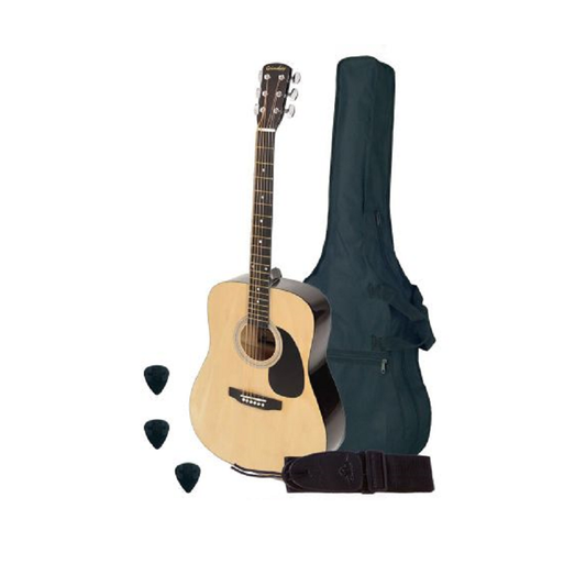 Nashville GSD60NT Basic1 Комплект акустична китара Dreadnought с аксесоари, натурален гланц