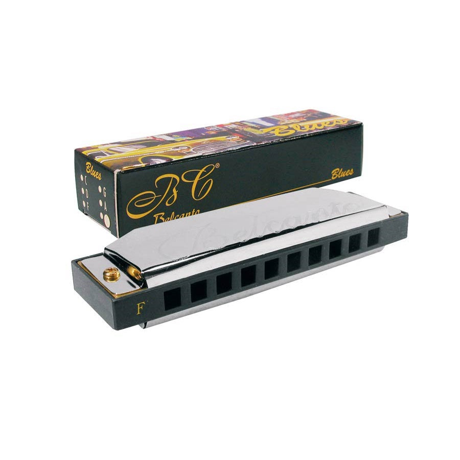 Belcanto HRM20F Диатонична устна хармоника Blues Harp, тоналност F (ФА), с кутия