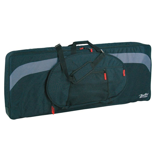 Boston KBT105BG Калъф за киборд/клавиатура, Super Packer Series, 25 мм подплата, черно/сиво