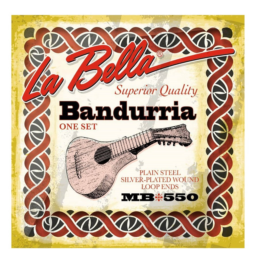 La Bella LMB550 Комплект 12 струни за бандурия, World Folk Series
