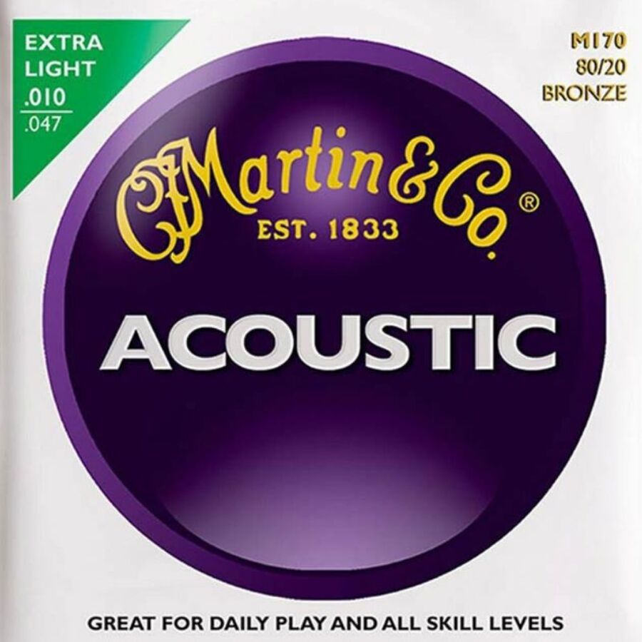 Martin M170 Комплект струни за акустична китара 010–047