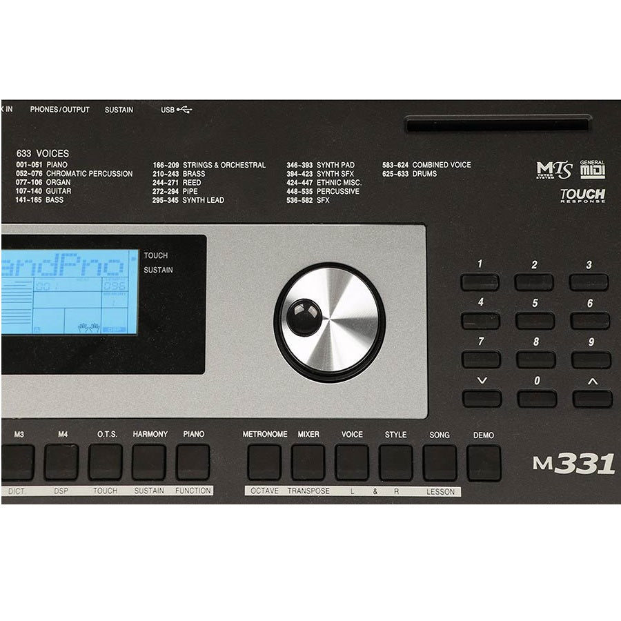 Medeli M331 Електронна йоника, 61 динамични клавиша, 633 тона, 220 стила, USB-MIDI