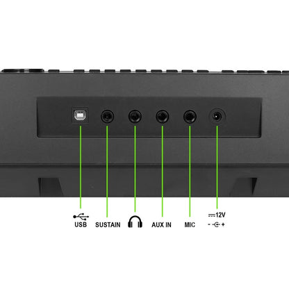 Medeli M331 Електронна йоника, 61 динамични клавиша, 633 тона, 220 стила, USB-MIDI