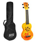 Mahalo MD1HBORB Комплект сопрано укулеле, Orange Burst, калъф, 3 перца