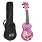 Mahalo MD1HBPPB Комплект сопрано укулеле, Purple Burst, калъф, 3 перца