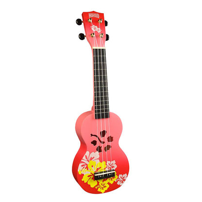 Mahalo MD1HBRDB Комплект сопрано укулеле, Red Burst, калъф, 3 перца