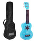 Mahalo MD1SNBU Комплект сопрано укулеле, Blue, калъф, 3 перца