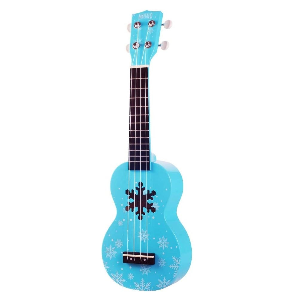 Mahalo MD1SNBU Комплект сопрано укулеле, Blue, калъф, 3 перца