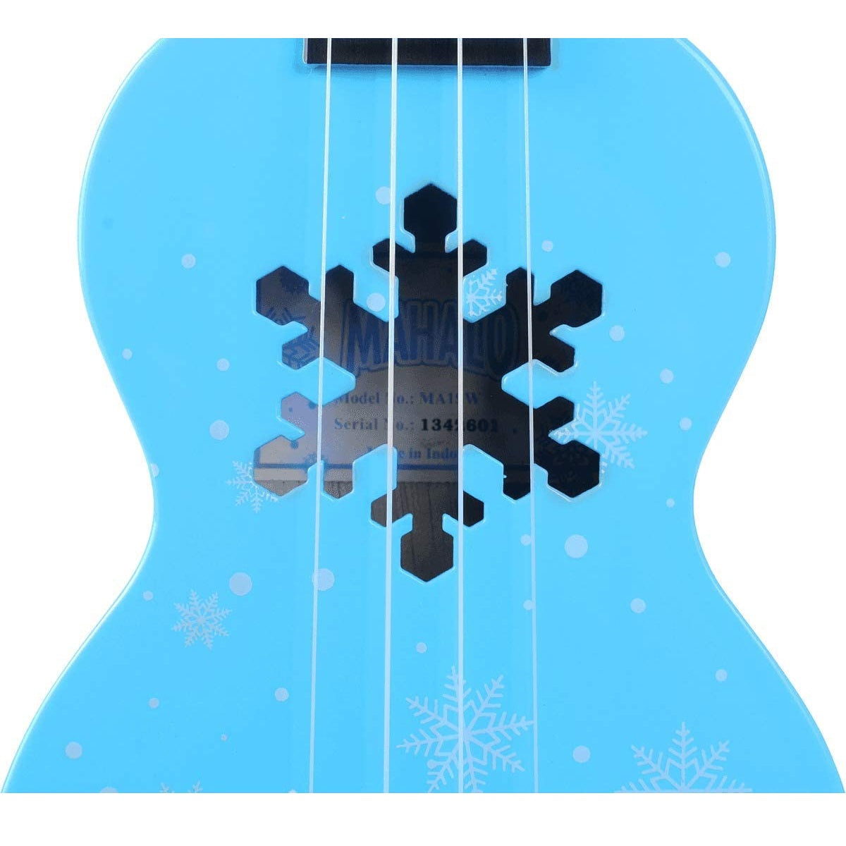 Mahalo MD1SNBU Комплект сопрано укулеле, Blue, калъф, 3 перца