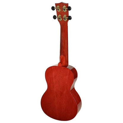 Mahalo MH2LTWR Комплект концертно укулеле, за лева ръка, калъф, Transparent wine red