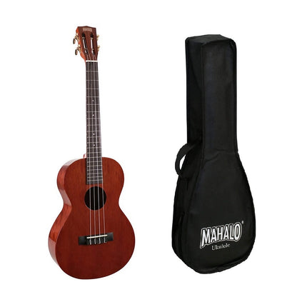 Mahalo MJ4VNA Java Баритон укулеле комплект, калъф, 3 перца, Vintage natural