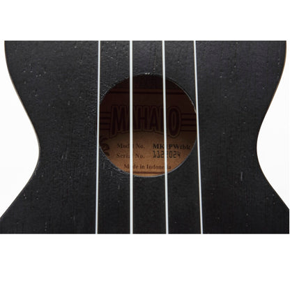 Mahalo MK1PWTBK Комплект сопрано укулеле, Translucent Black, калъф, 3 перца